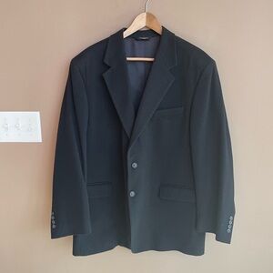Joseph‎ & Lyman 100% Cashmere 2 Button Blazer Jacket in Black Size 44R